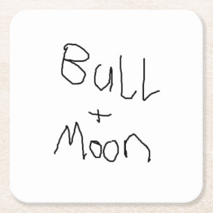 Bull Moon "Red Days"-Onderzetter Kartonnen Onderzetters