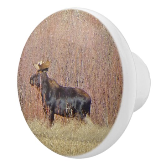 Bull Moose Aangepaste Keramische knop (Rechts)