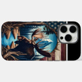 Bull Moose Amerikaans landschap Case-Mate iPhone Case (Achterkant (horizontaal))