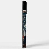 Bull Moose Amerikaanse Pride Case-Mate iPhone Case (Achterkant / Rechts)