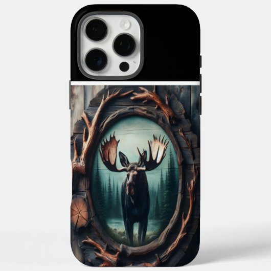 Bull Moose Antler Lijst Case-Mate iPhone Case (Achterkant)