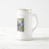Bull Moose Beer Stein Bierpul (Voorkant rechts)