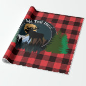 Bull Moose Cadeaupapier (Uitgerold)
