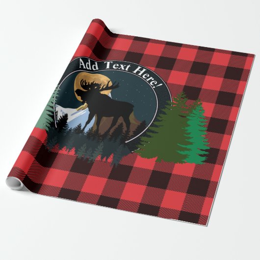 Bull Moose Cadeaupapier (Uitgerold)