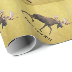 Bull Moose Cadeaupapier