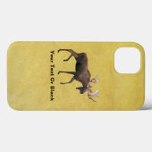 Bull Moose Case-Mate iPhone Case (Achterkant (horizontaal))