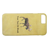 Bull Moose Case-Mate iPhone Case (Achterkant (Horizontaal))