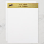 Bull Moose Custom Briefhoofd (Voorkant / Achterkant)