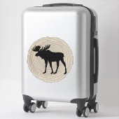 Bull Moose Dier Natuur Rustiek Sticker (Koffer)