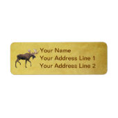 Bull Moose Etiket (Voorkant)