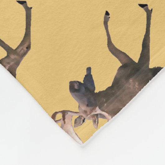 Bull Moose Fleece Deken (Hoek)