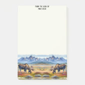 Bull Moose gepersonaliseerde Waterverf Post-it Not Post-it® Notes (Voorkant)