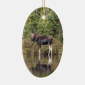 Bull Moose Keramisch Ornament (Rechts)