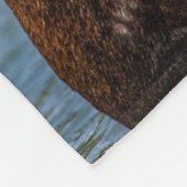 Bull Moose | Nationaal park Glacier Montana Fleece Deken (Hoek)