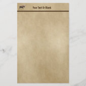 Bull Moose op oud papier (Voorkant)