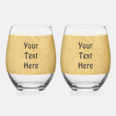 Bull Moose op oud papier Wijnglas Zonder Voet (Achterkant)