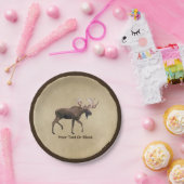 Bull Moose Papieren Bordje (Feest)