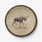 Bull Moose Papieren Bordje (Voorkant)