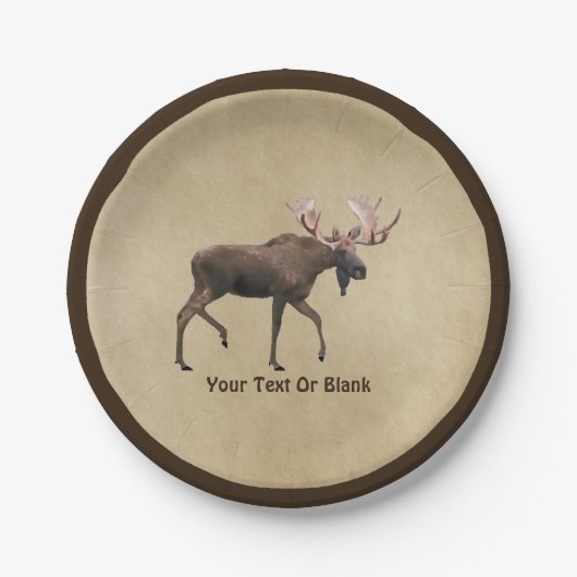 Bull Moose Papieren Bordje (Voorkant)