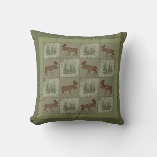 Bull Moose Pillow Kussen (Voorkant)