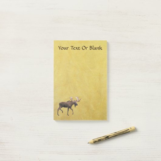 Bull Moose Post-it® Notes (Op bureau)