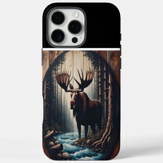 Bull Moose River Case-Mate iPhone Case (Achterkant)