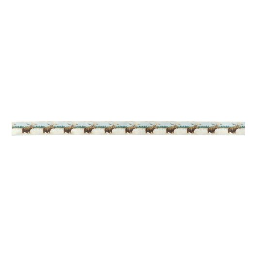 Bull Moose Satijnen Lint (Voorkant)