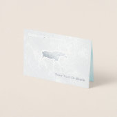 Bull Moose - Seizoensgroeten Folie Kaarten (Voorkant)