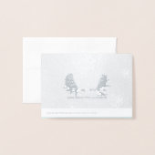 Bull Moose - Seizoensgroeten Folie Kaarten (Met envelop)