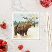 Bull Moose Servet (Insitu)