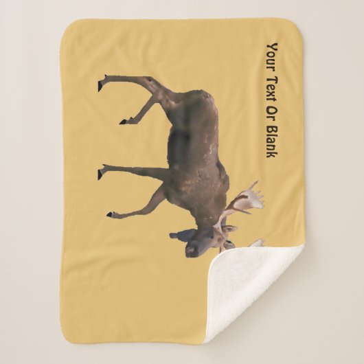 Bull Moose Sherpa Deken (Voorkant)