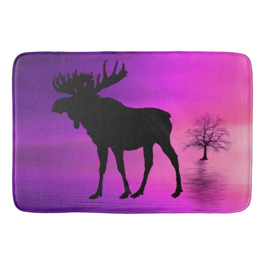 Bull Moose Silhouette Badmat (Voorkant)