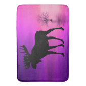 Bull Moose Silhouette Badmat (Voorkant Verticaal)