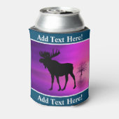 Bull Moose Silhouette Blikjeskoeler (Blikje Achterkant)