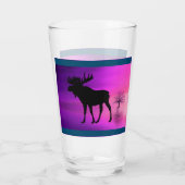 Bull Moose Silhouette Glas (Achterkant)