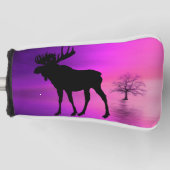 Bull Moose Silhouette Golfheadcover (Voorkant)