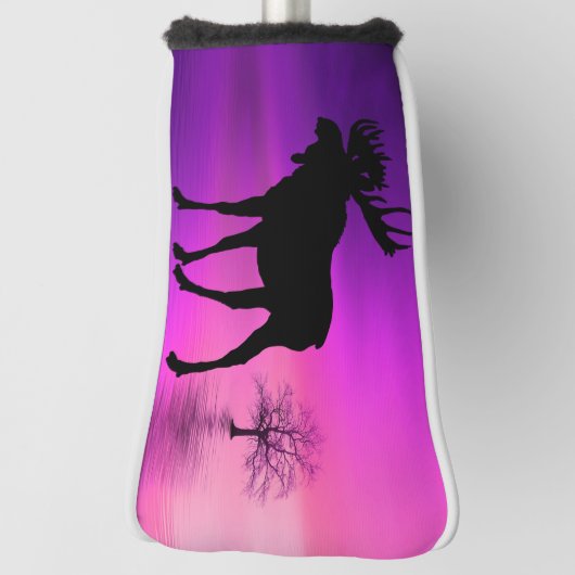 Bull Moose Silhouette Golfheadcover (Draai 90)