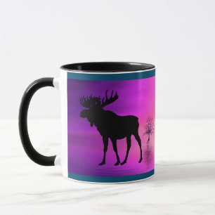 Bull Moose Silhouette Mok