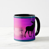 Bull Moose Silhouette Mok (Voorkant rechts)