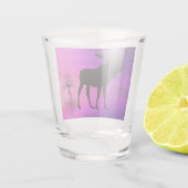 Bull Moose Silhouette Shot Glas (Achterkant)
