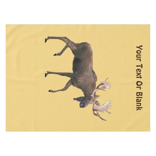 Bull Moose Tafelkleed (Voorkant (Horizontaal))