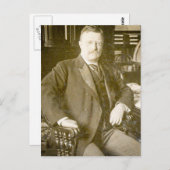Bull Moose Teddy Roosevelt  Briefkaart (Voorkant / Achterkant)