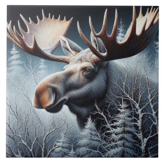 Bull Moose Tegeltje (Voorkant)