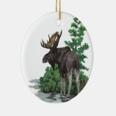 Bull-mose-kunst Keramisch Ornament (Rechts)