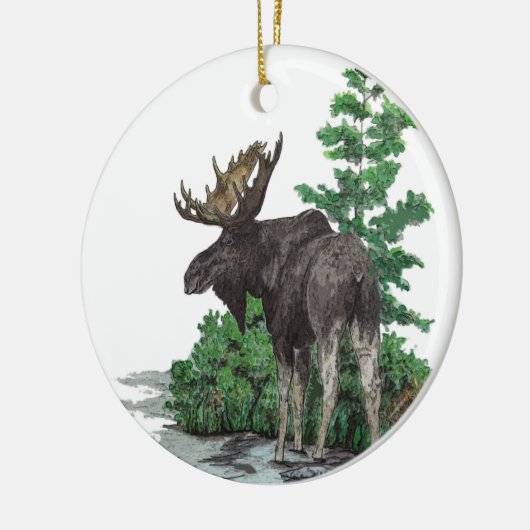 Bull-mose-kunst Keramisch Ornament (Links)