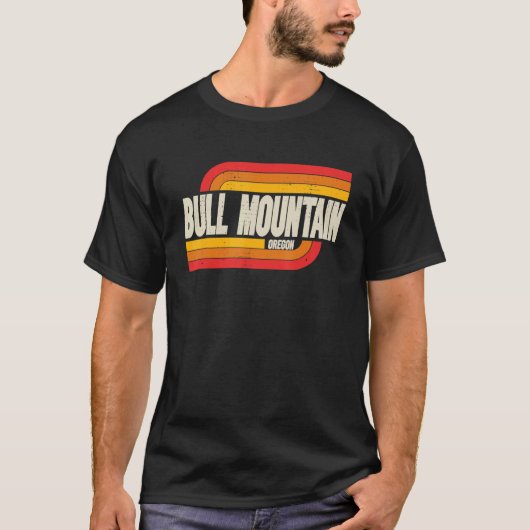 Bull Mountain Oregon of City T-shirt (Voorkant)