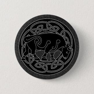 Bull of Provoorspoed - Celtic Knotwork Button