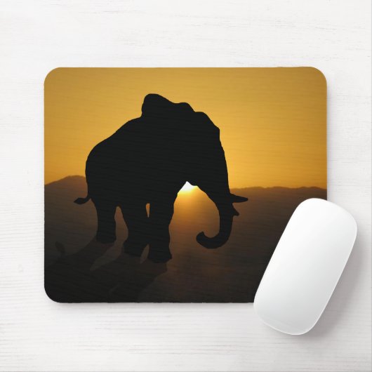 Bull-olifant Muismat (Met muis)