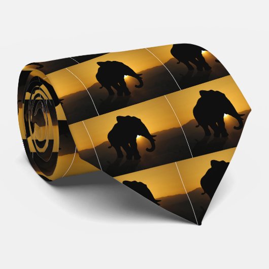 Bull-olifant Stropdas (Opgerold)