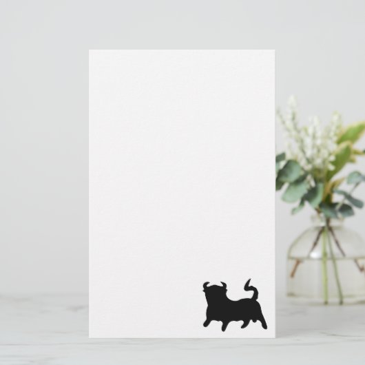 Bull-ontwerp Briefpapier (Staand voorkant)